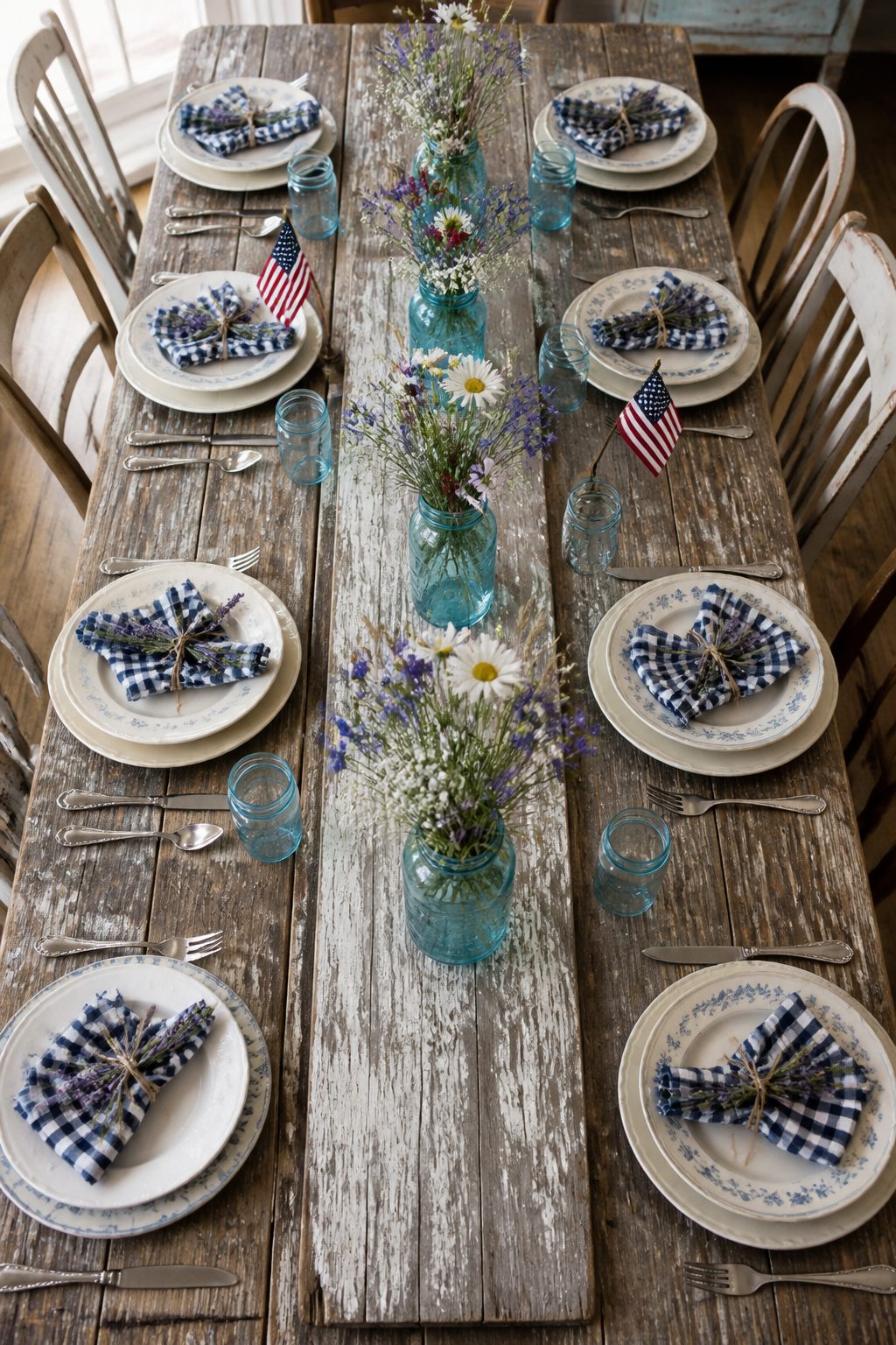 4th of July Tablescapes Rustic Style Ideas: 8 Simple Designs 1 Item 1
