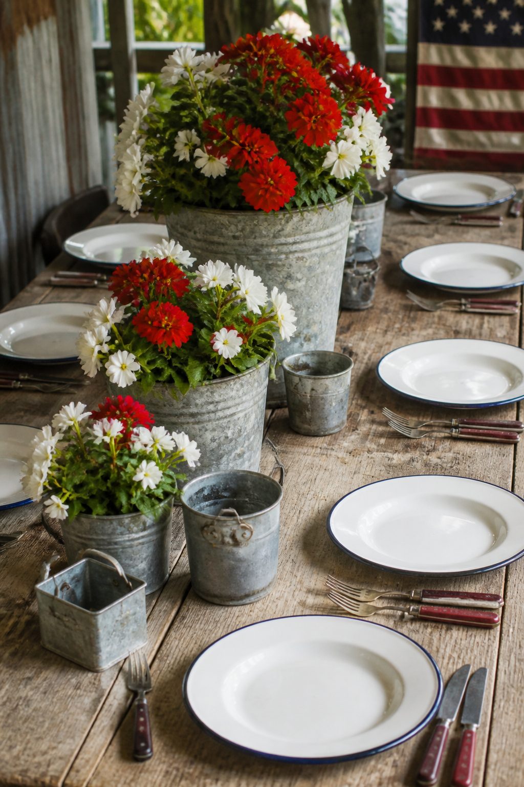 4th of July Tablescapes Rustic Style Ideas: 8 Simple Designs 2 Item 2