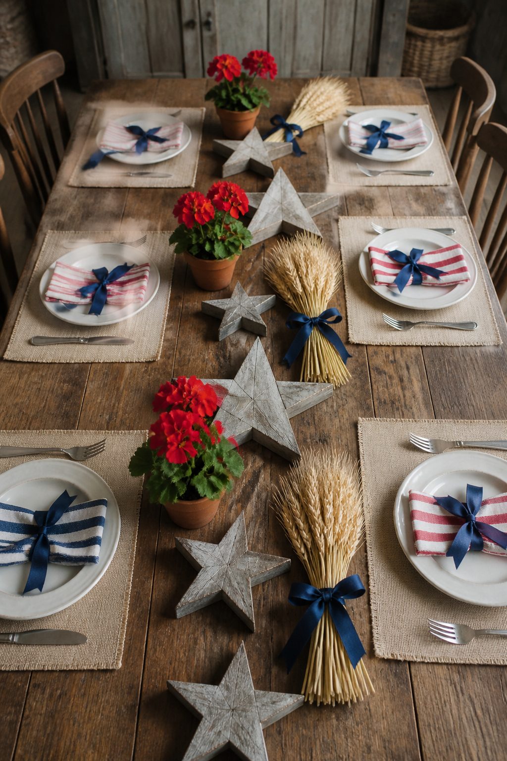 4th of July Tablescapes Rustic Style Ideas: 8 Simple Designs 4 Item 4