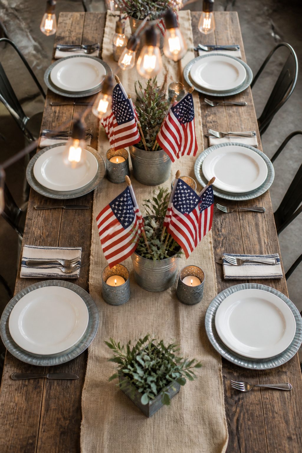 13 Sleek 4th of July Tablescapes Modern Aesthetic Ideas 2 Item 2