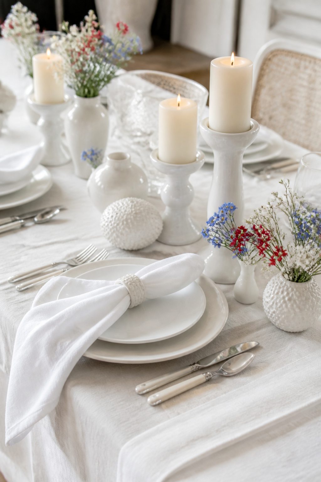 13 Sleek 4th of July Tablescapes Modern Aesthetic Ideas 8 Item 8