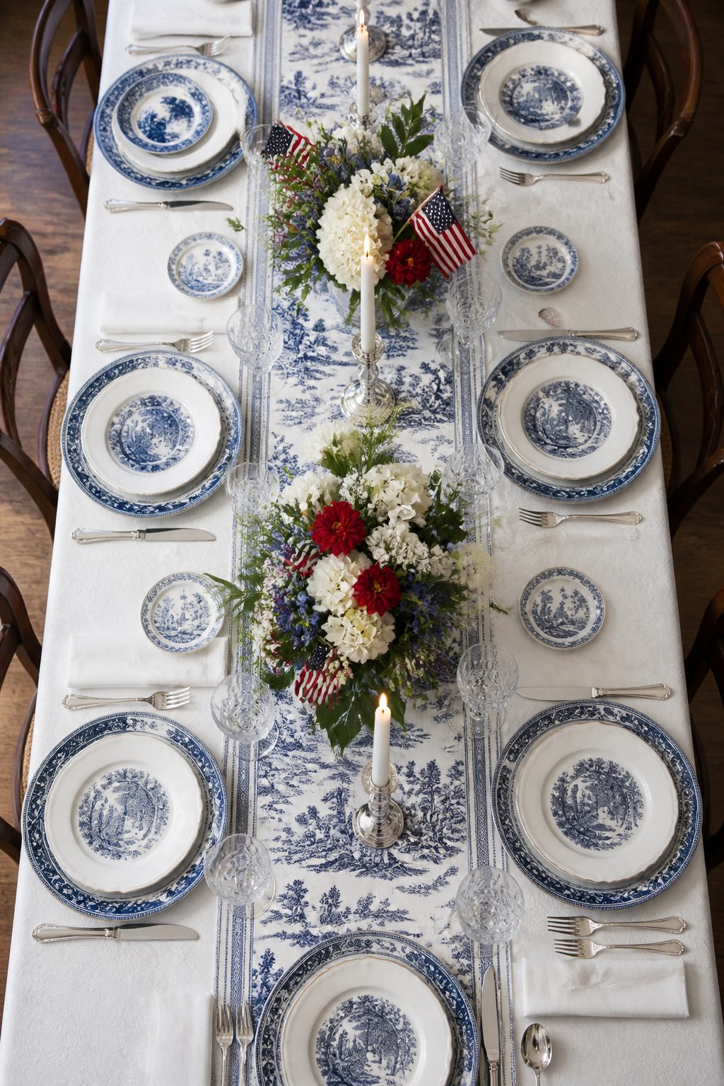 4th of July Tablescapes for Large Family Gatherings: 13 Festive Ideas 7 Item 6