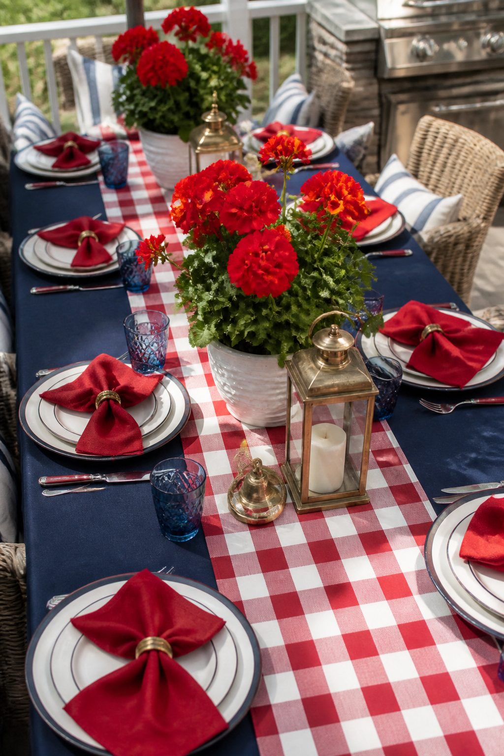 4th of July Tablescapes for Large Family Gatherings: 13 Festive Ideas 9 Item 8