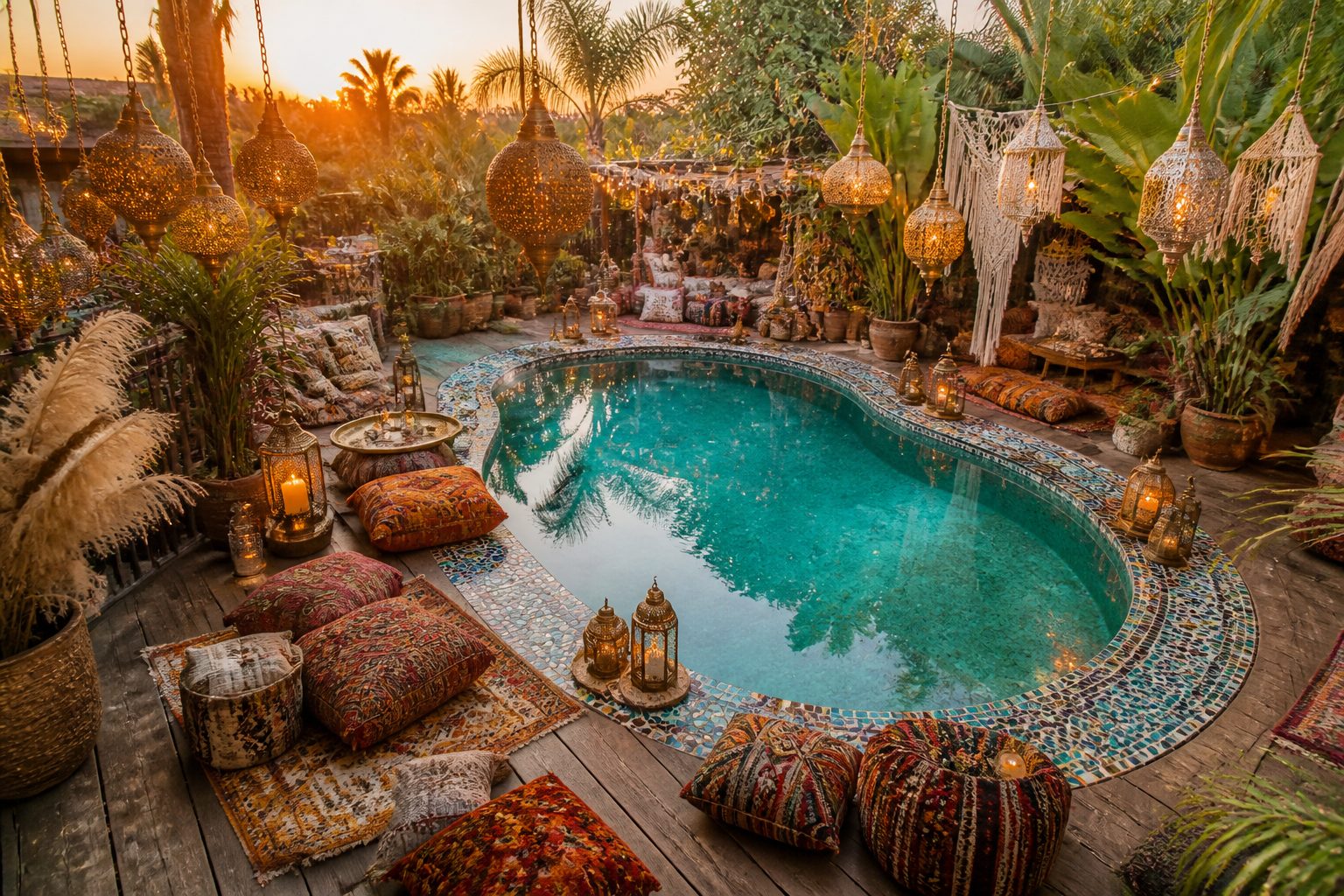 10 boho diy pool ideas for a dreamy free-spirited backyard