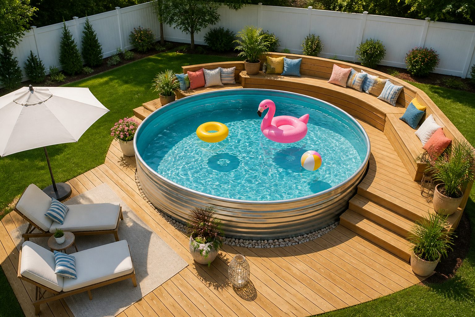 13 diy pool ideas for families with kids that are safe and fun