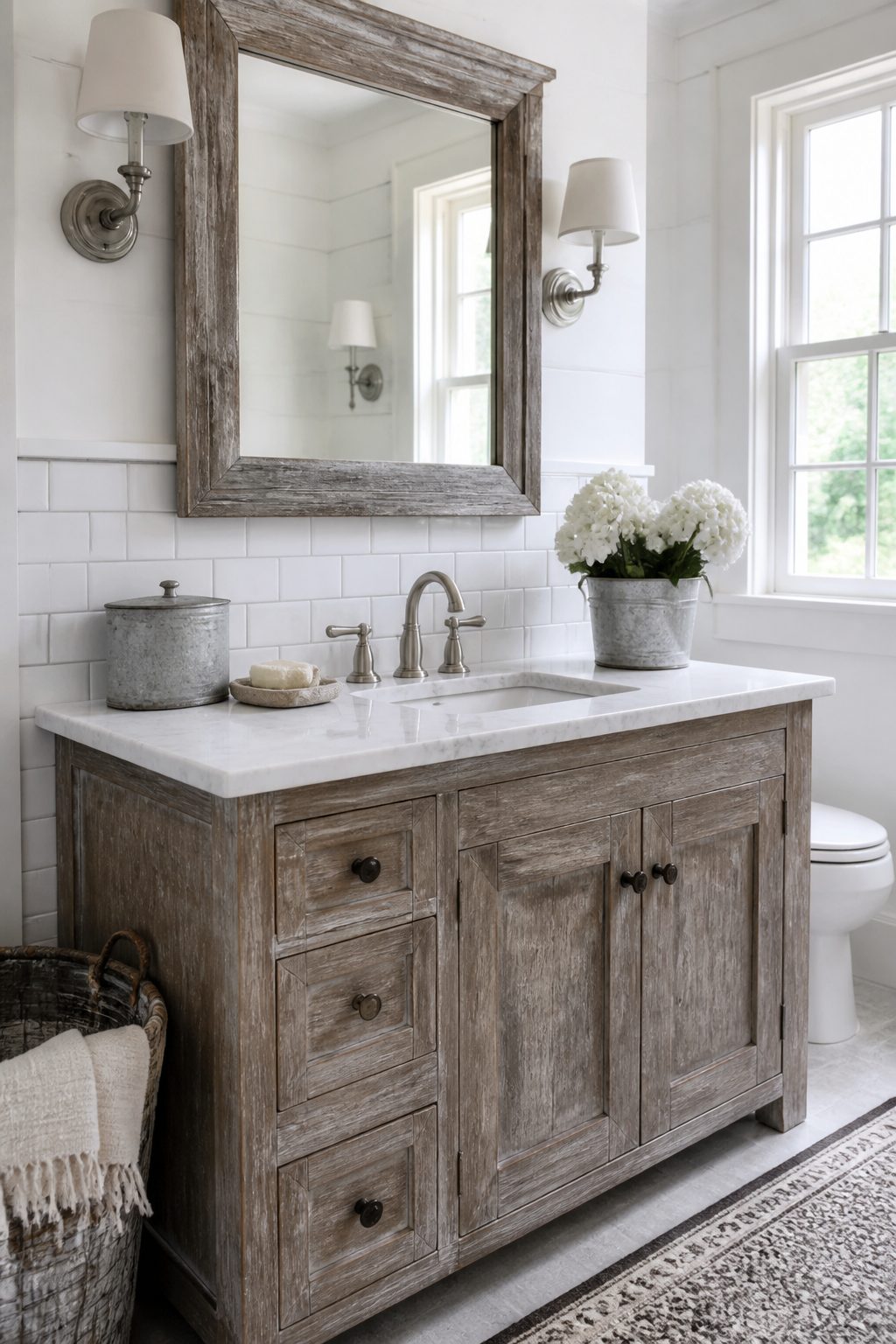 15 Farmhouse Bathroom Ideas on a Budget 11 Item 5