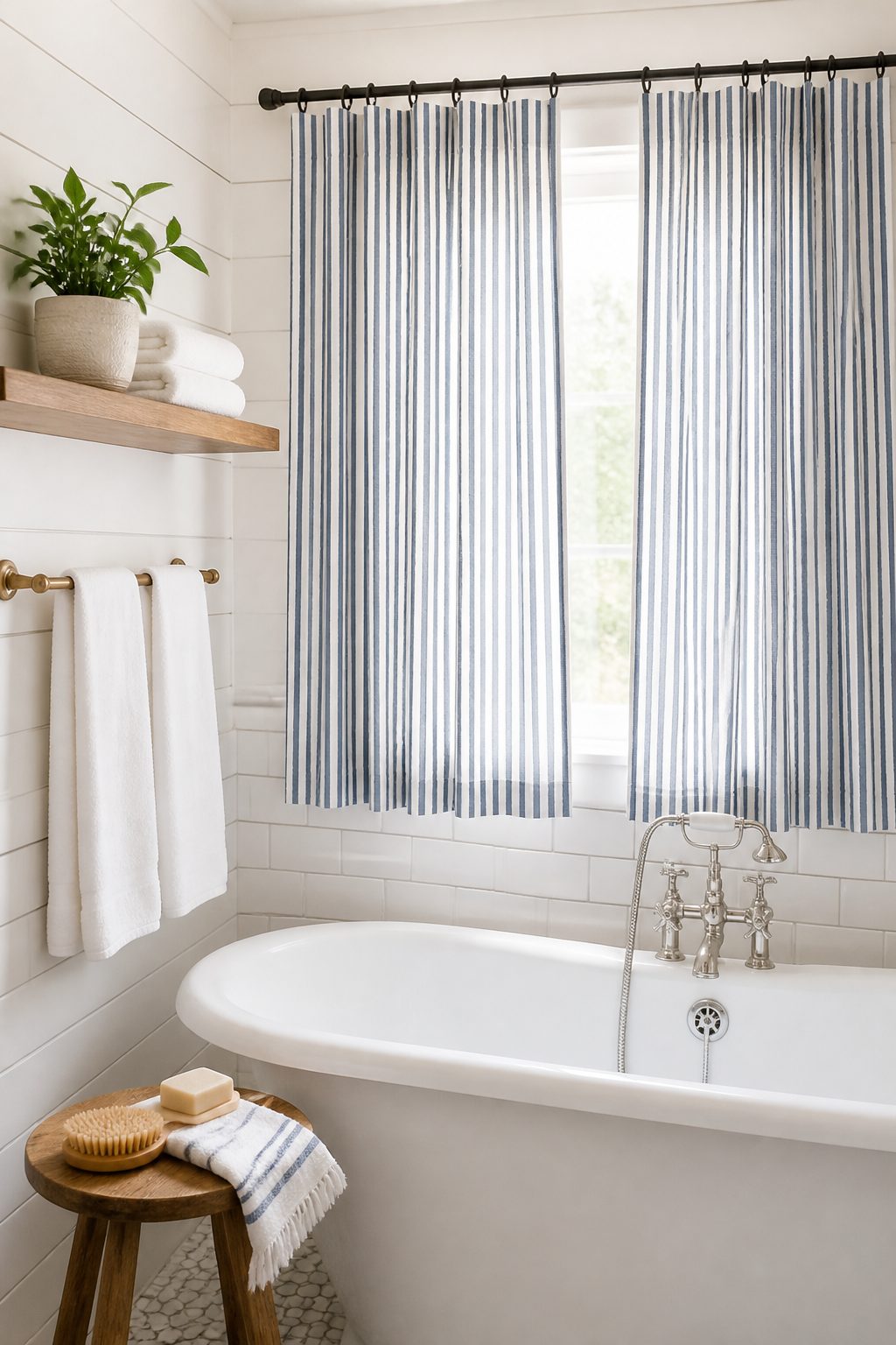 9 Farmhouse Bathroom Window Curtains Ideas 6 Item 6