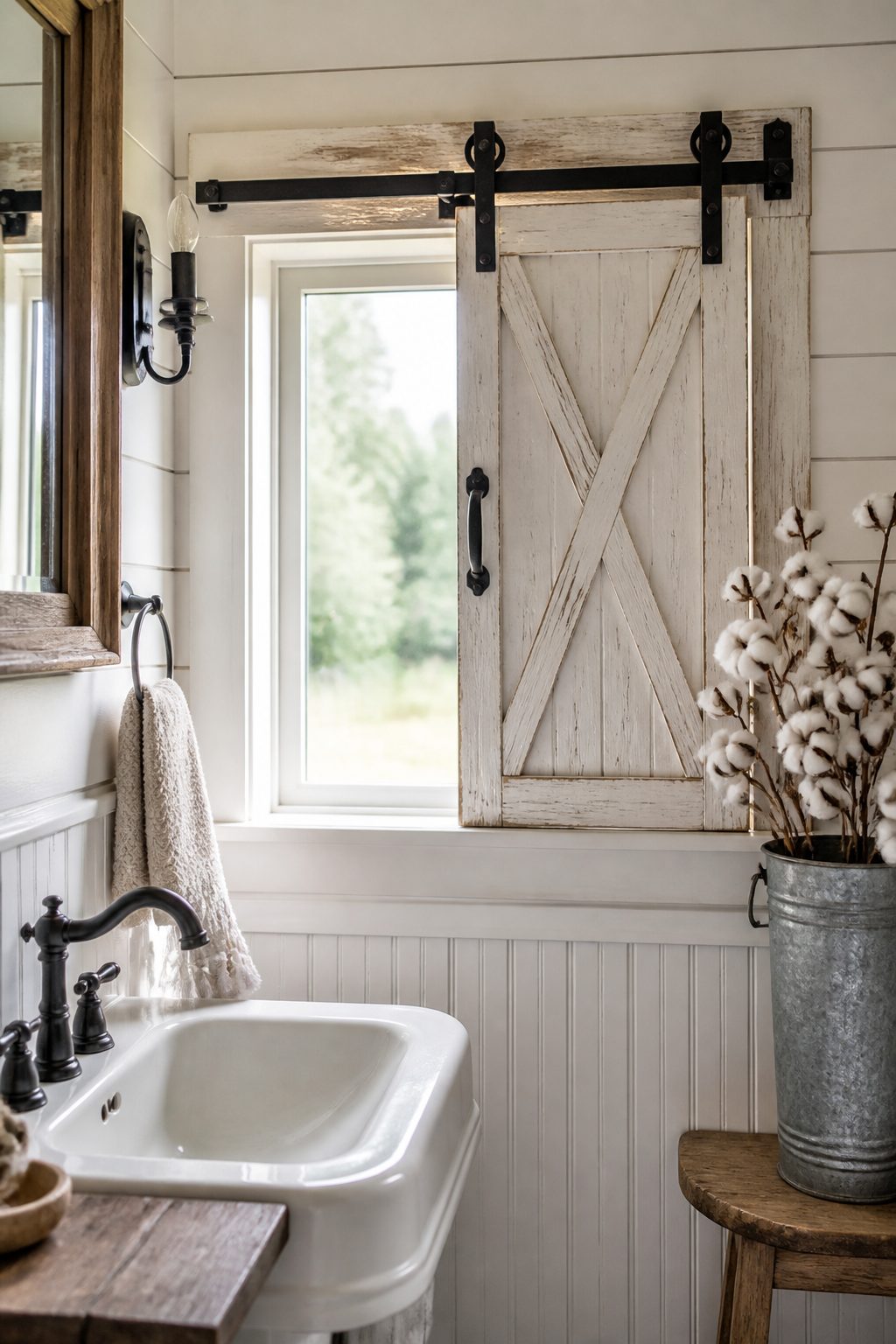 9 Farmhouse Bathroom Window Curtains Ideas 7 Item 7