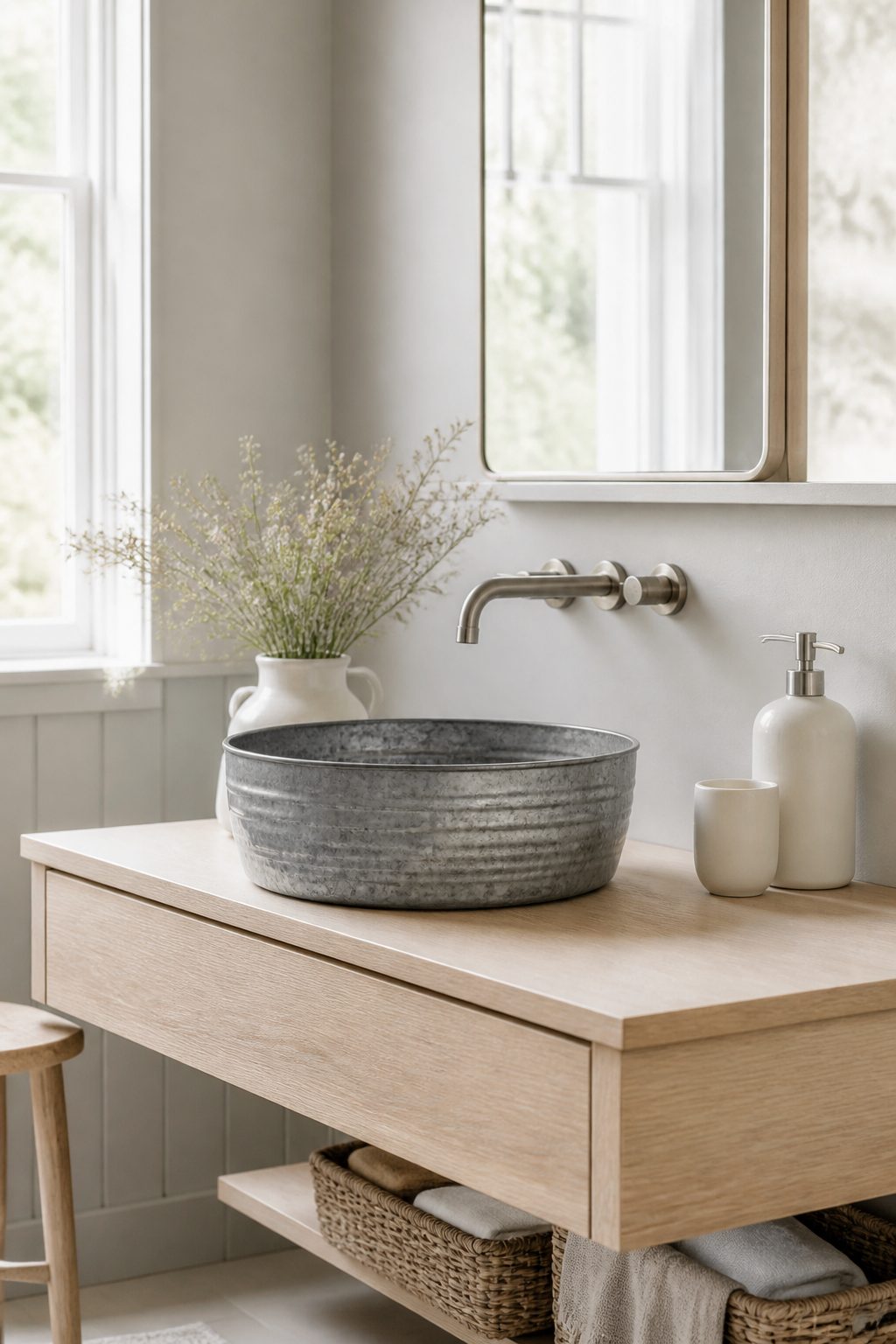 11 Farmhouse Galvanized Bathroom Sink Ideas 3 Item 3