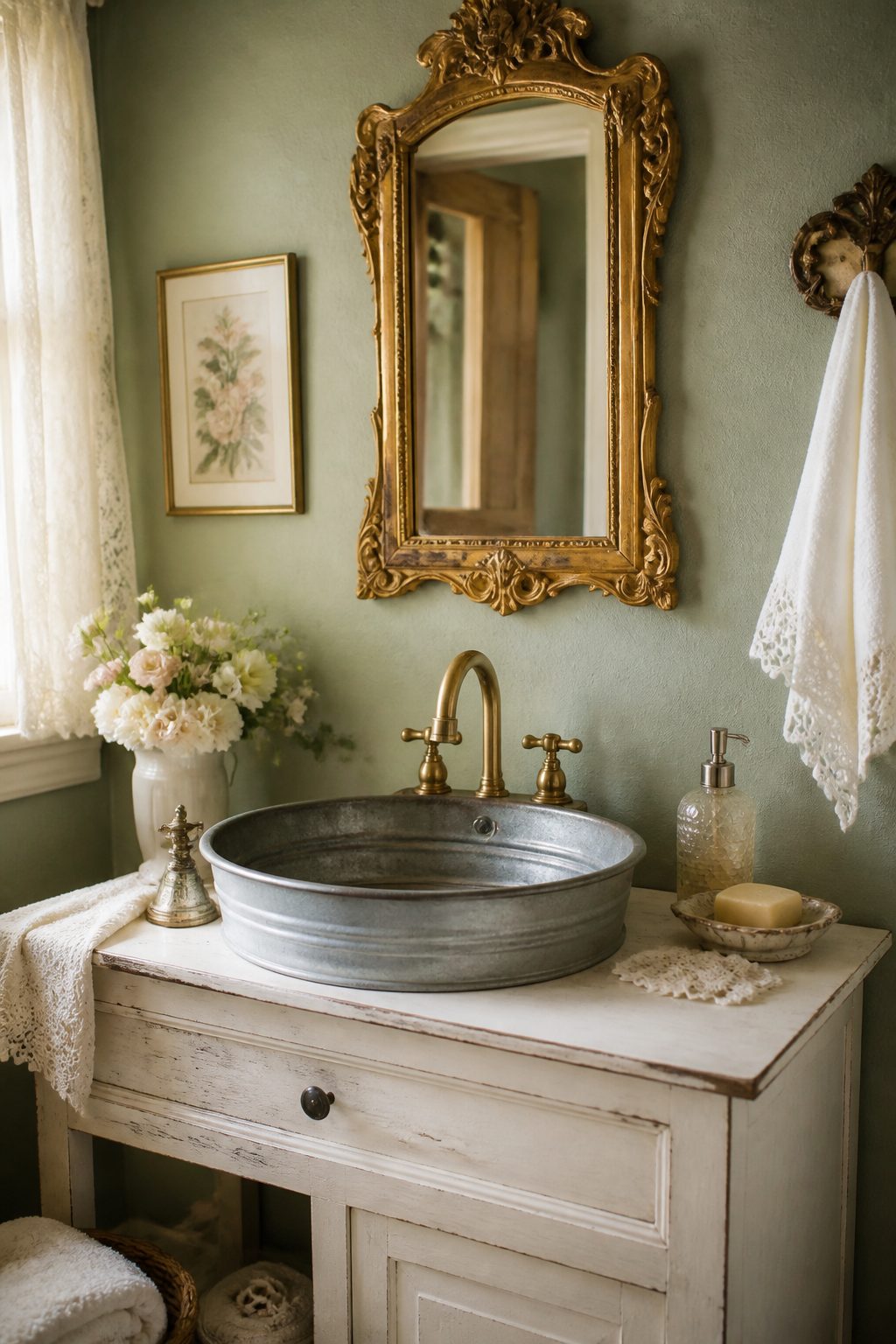 11 Farmhouse Galvanized Bathroom Sink Ideas 6 Item 6