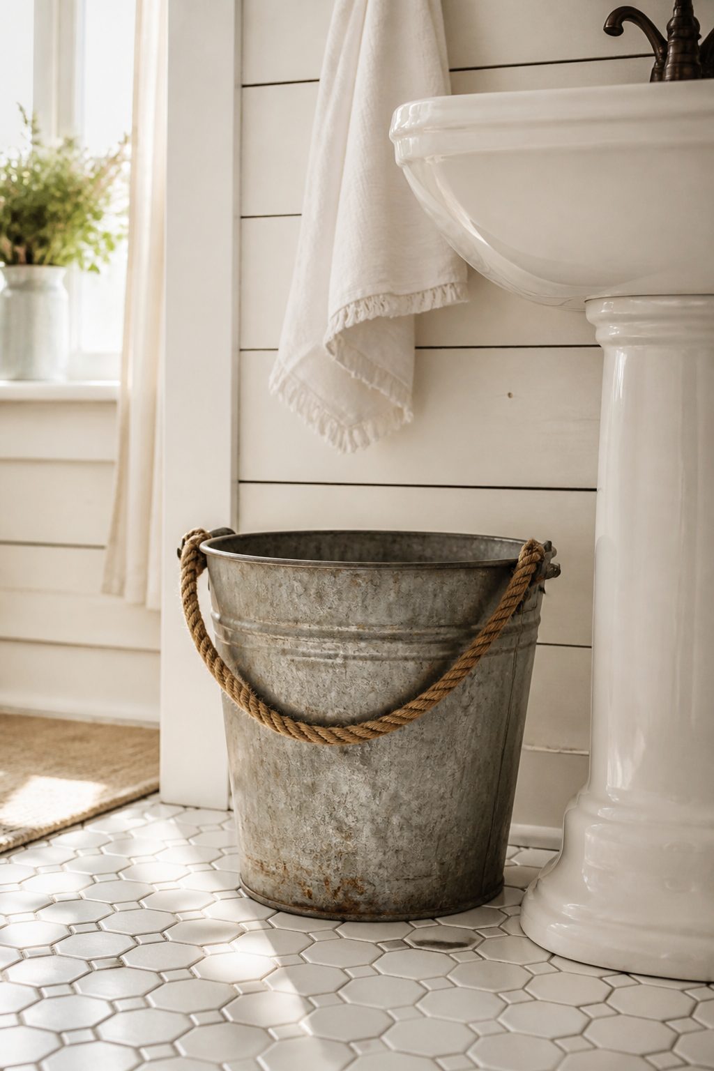 8 Farmhouse Bathroom Trash Can Ideas 1 Item 1