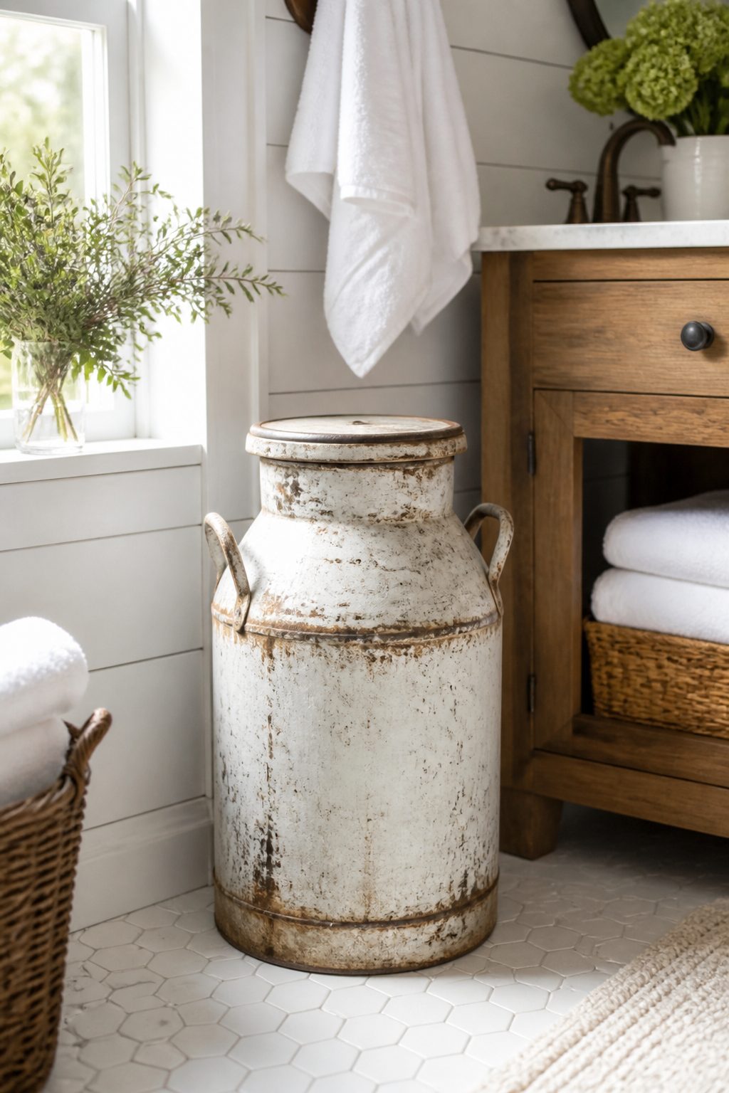 8 Farmhouse Bathroom Trash Can Ideas 4 Item 4