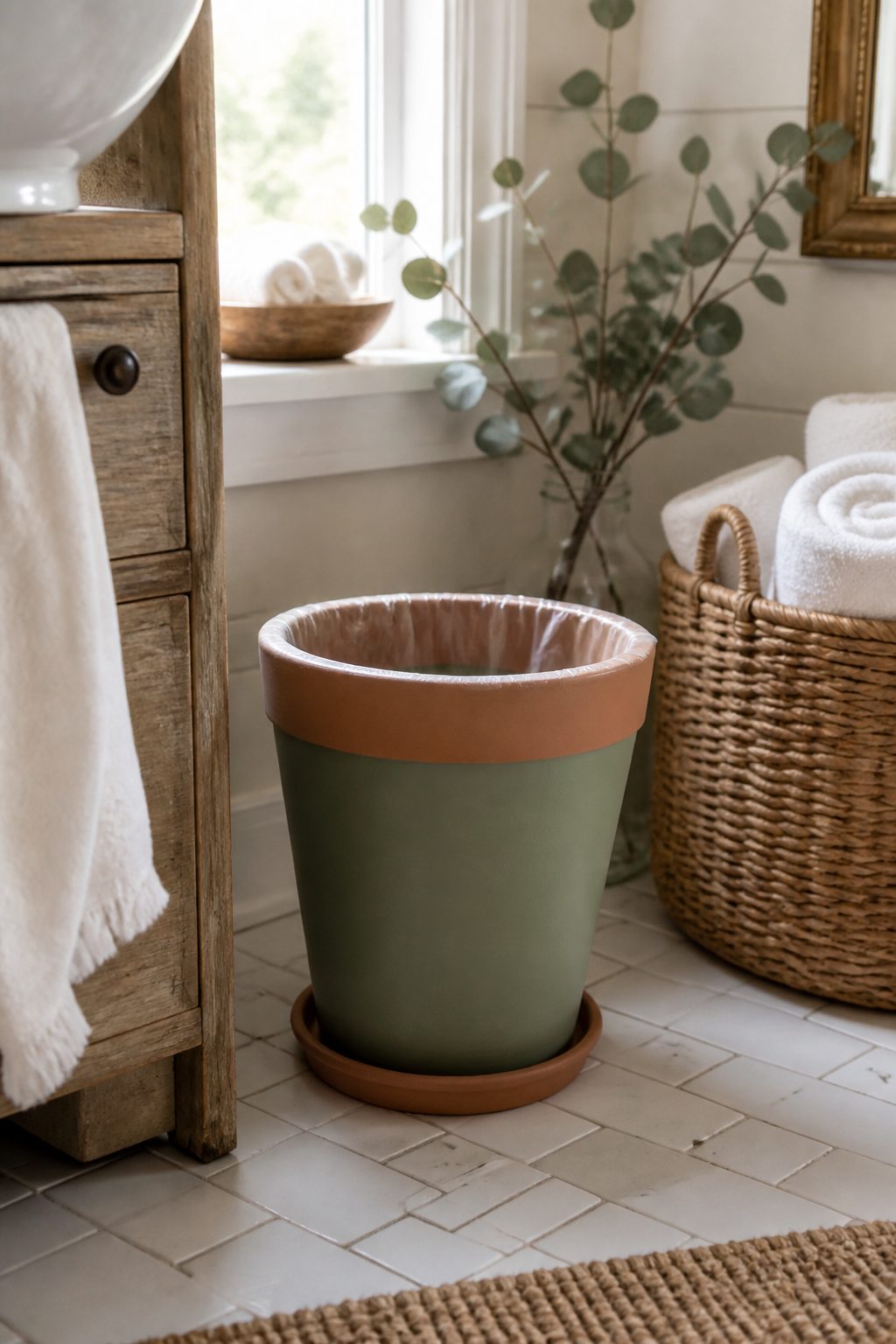 8 Farmhouse Bathroom Trash Can Ideas 5 Item 5