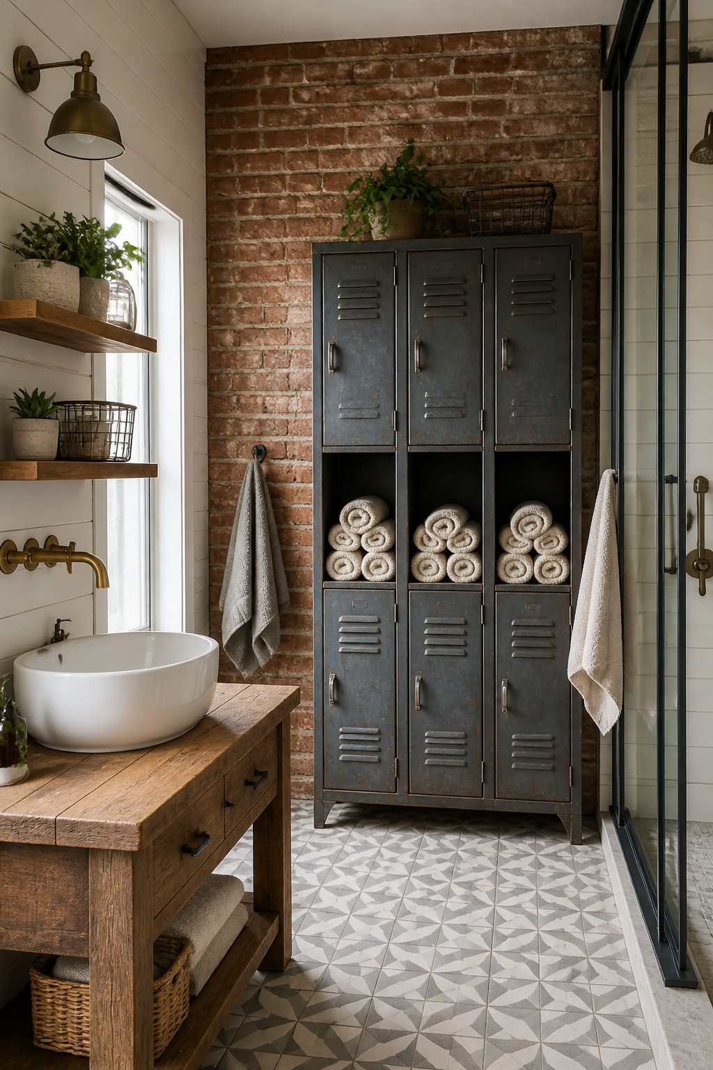 11 Farmhouse Industrial Bathroom Ideas 3 Item 3