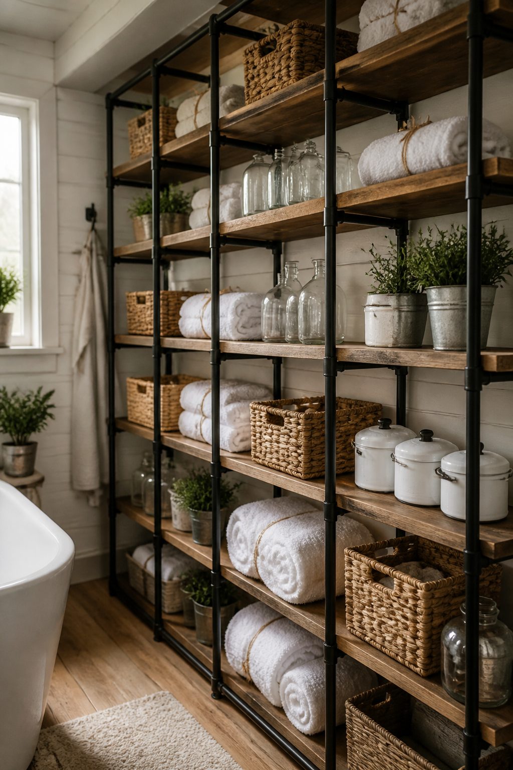 11 Farmhouse Industrial Bathroom Ideas 10 Item 10