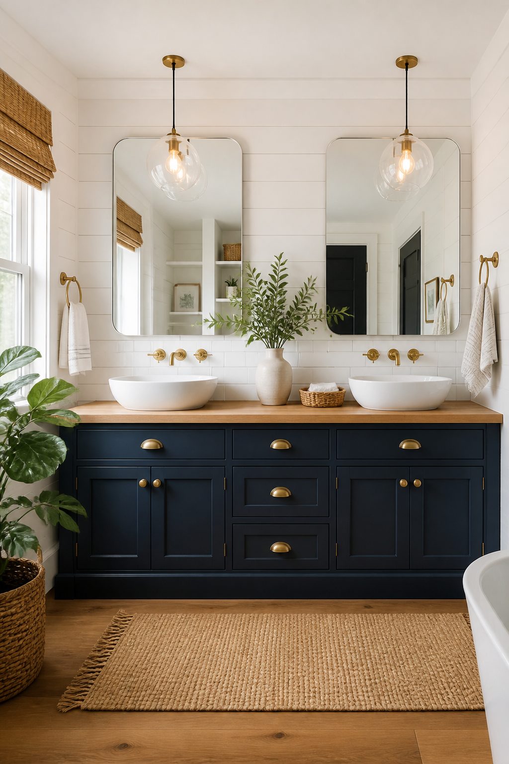 10 Farmhouse Bathroom Double Vanity Ideas 6 Item 6