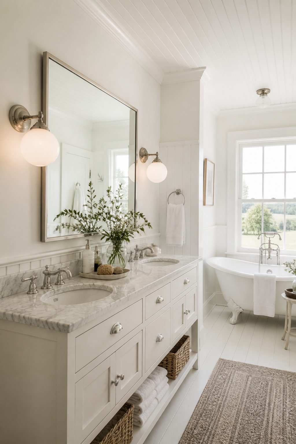 9 Farmhouse Bathroom Sconces Ideas 4 Item 4