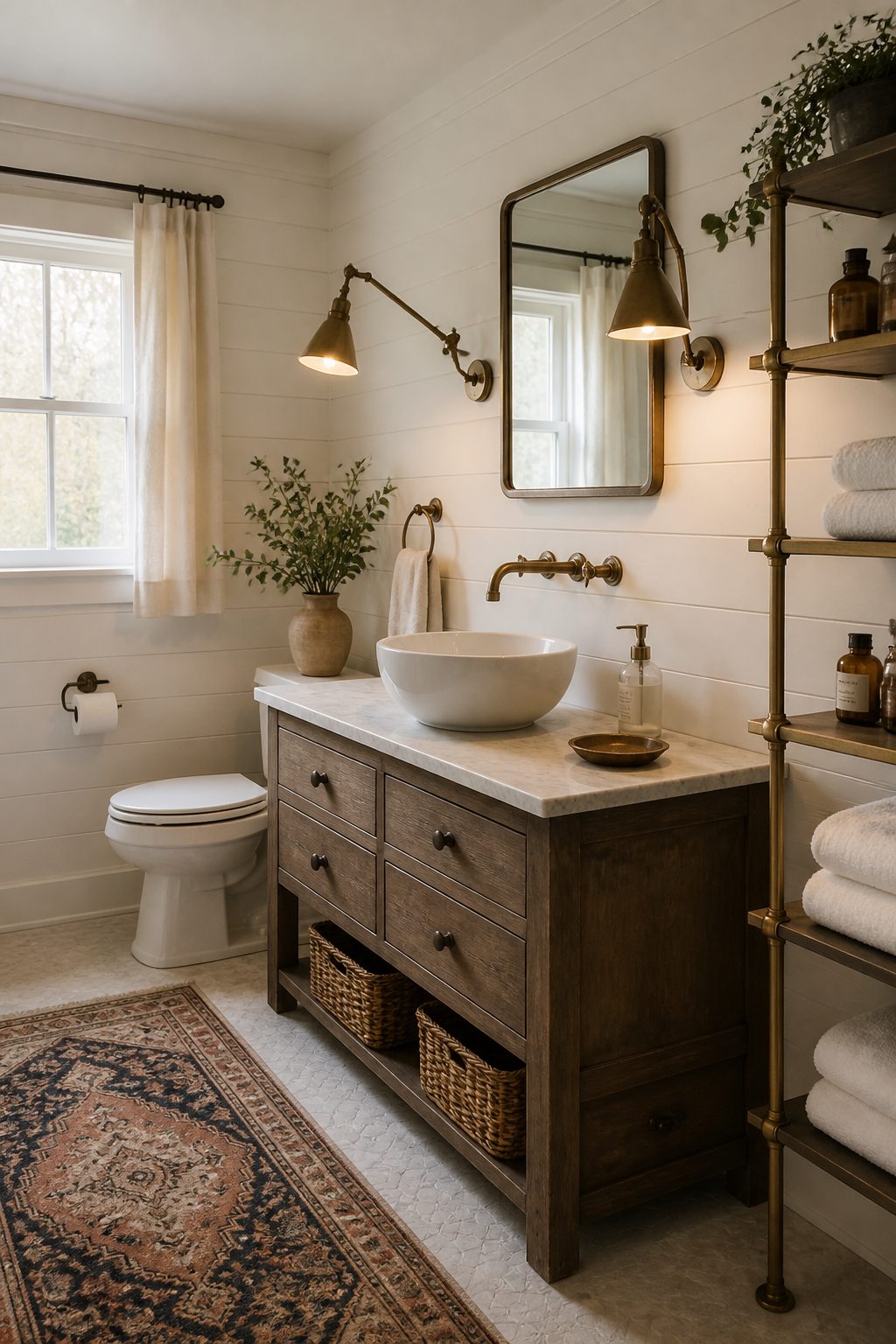 9 Farmhouse Bathroom Sconces Ideas 7 Item 7