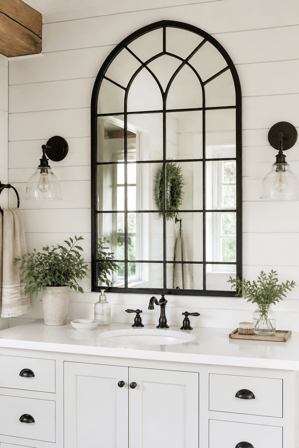 7 Farmhouse Bathroom Mirror Ideas 2 Item 2