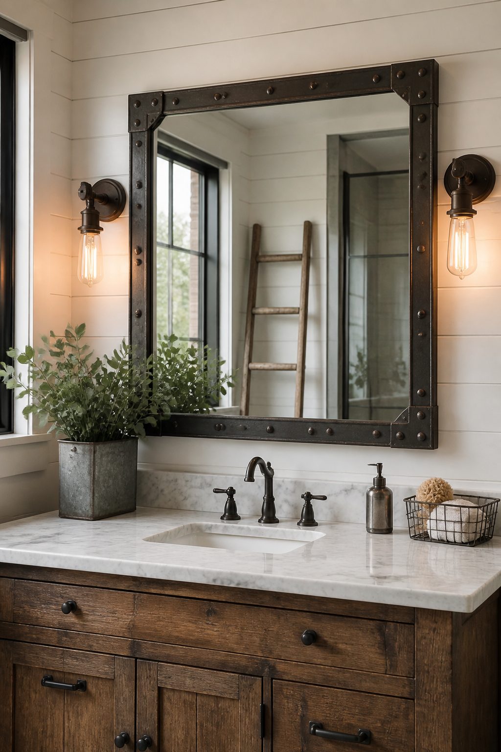 7 Farmhouse Bathroom Mirror Ideas 6 Item 6