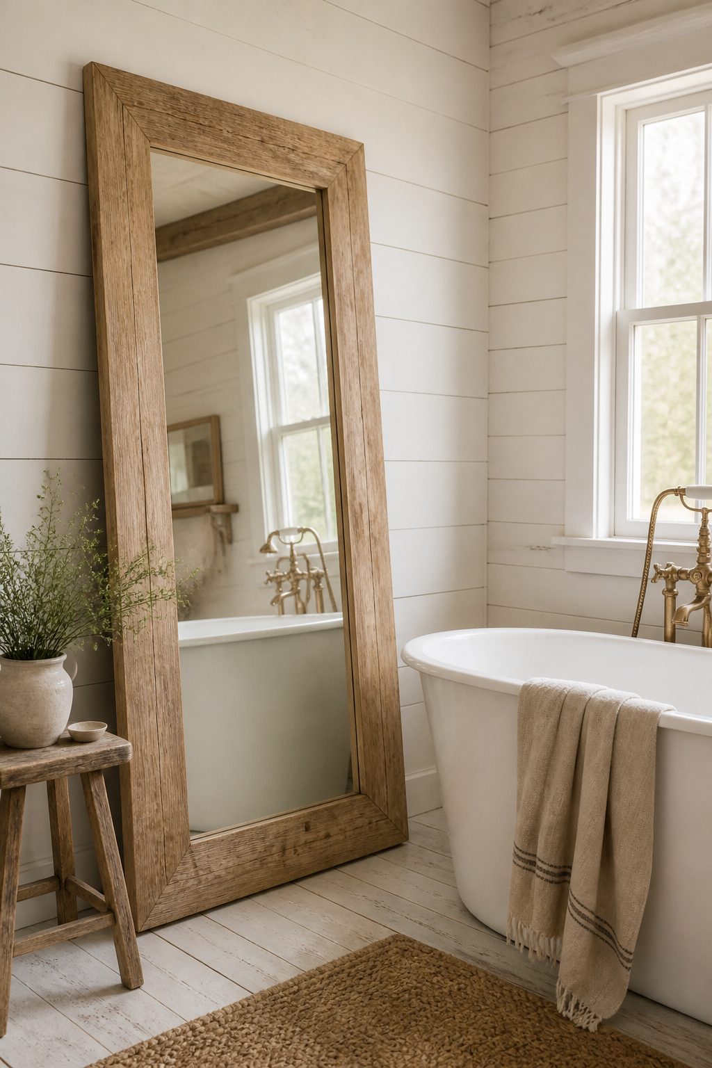 7 Farmhouse Bathroom Mirror Ideas 7 Item 7