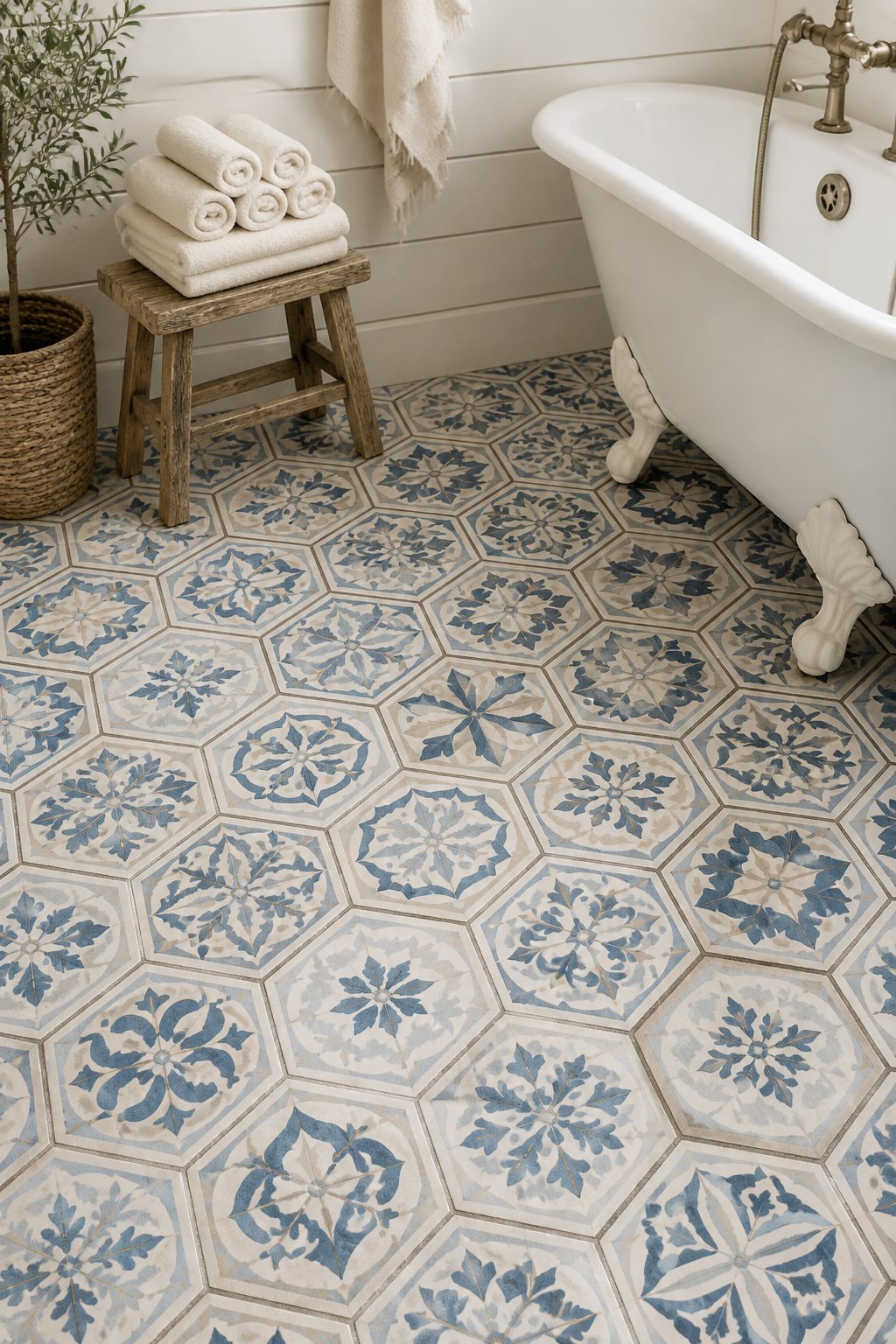 11 Farmhouse Bathroom Flooring Ideas 5 Item 5