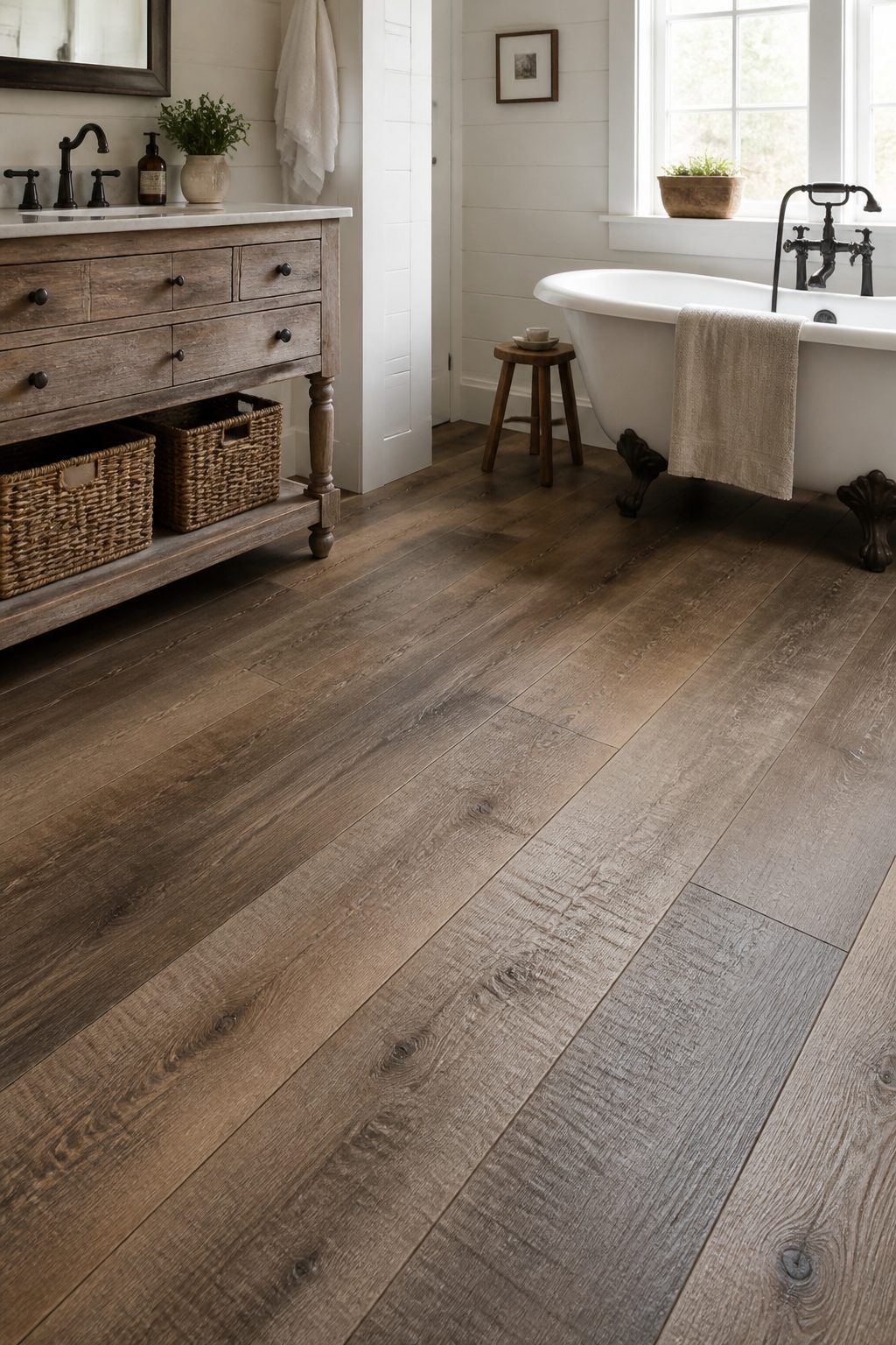 11 Farmhouse Bathroom Flooring Ideas 6 Item 6