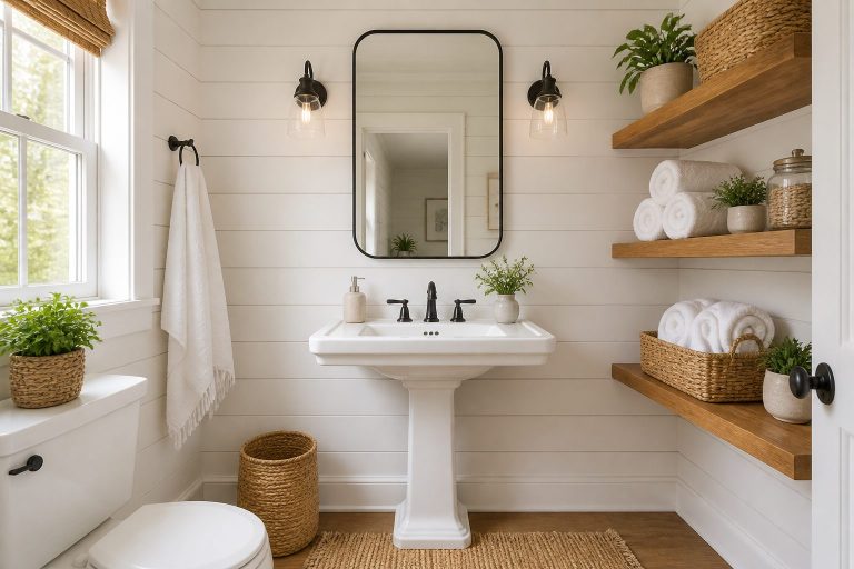 11 Farmhouse Bathroom Small Ideas