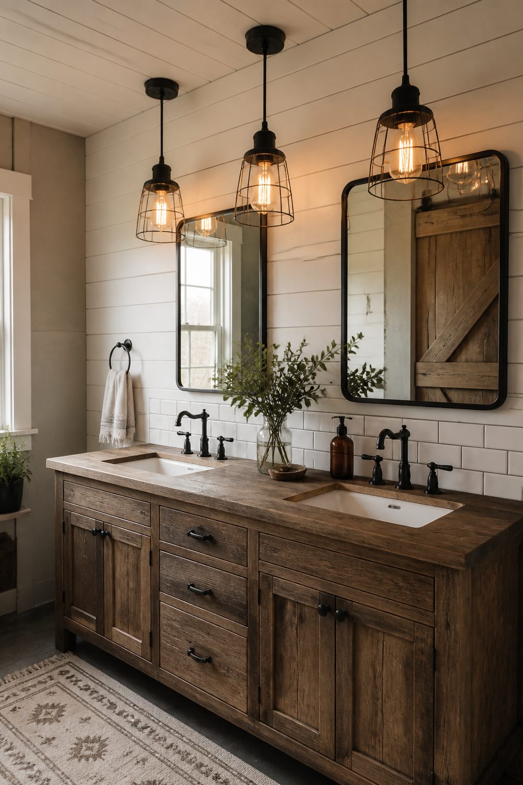 Farmhouse Bathroom Vanity Lights Ideas: 8 Stylish Looks 2 Item 1
