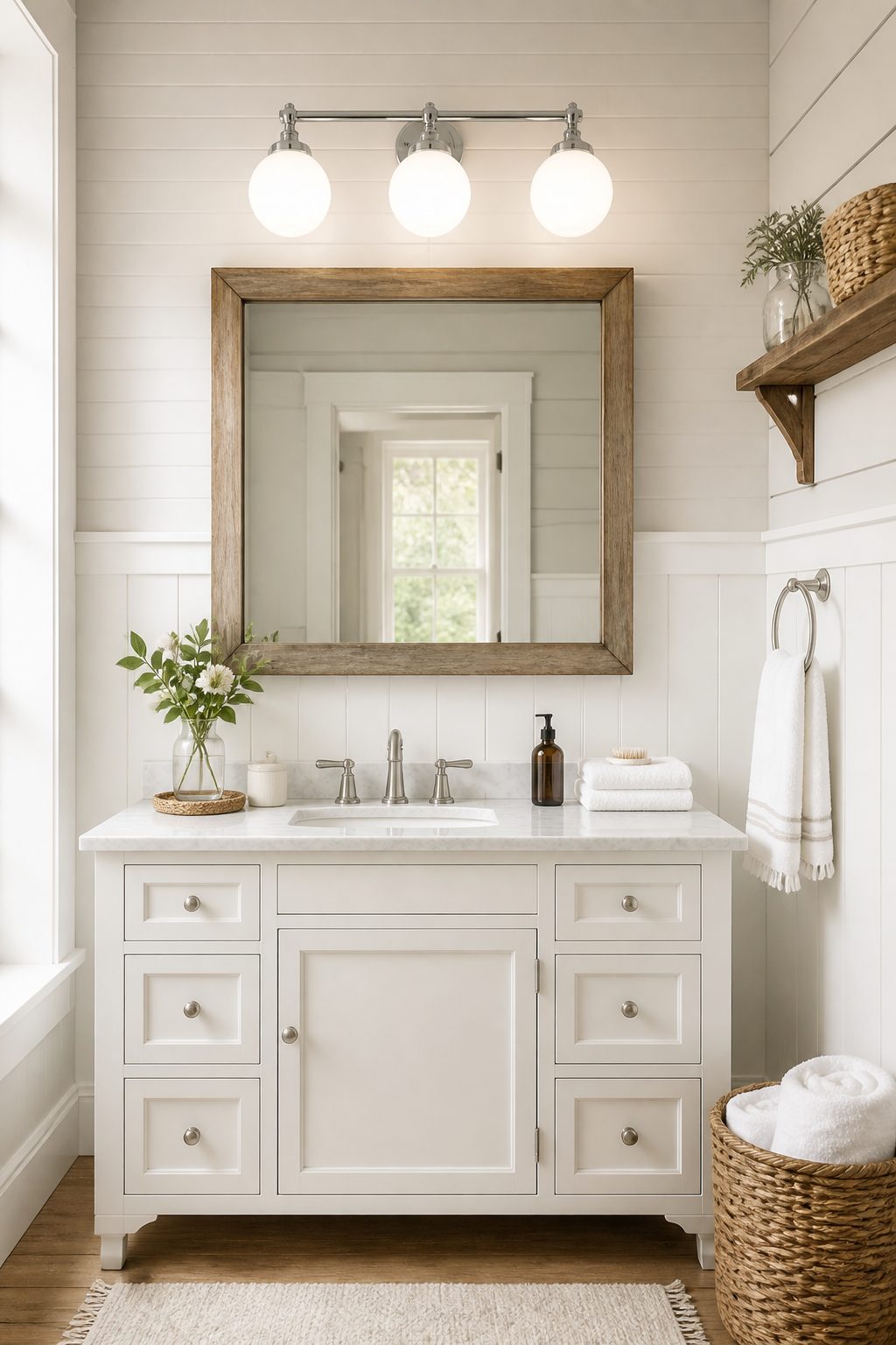 Farmhouse Bathroom Vanity Lights Ideas: 8 Stylish Looks 3 Item 2