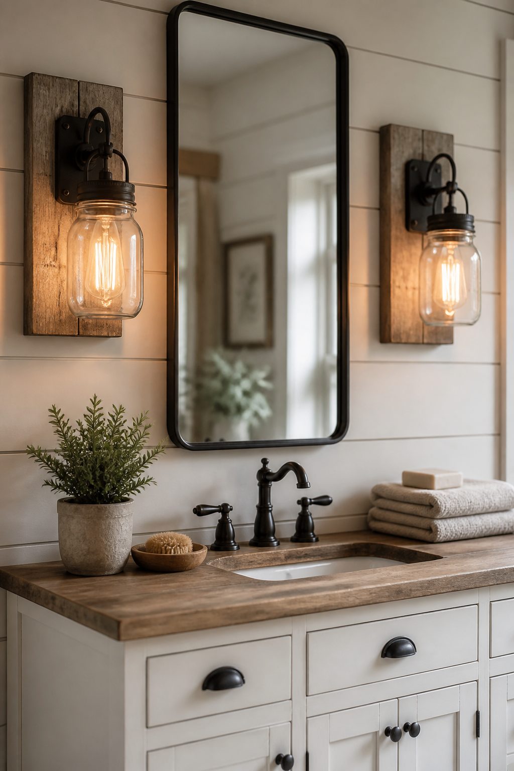 Farmhouse Bathroom Vanity Lights Ideas: 8 Stylish Looks 4 Item 3