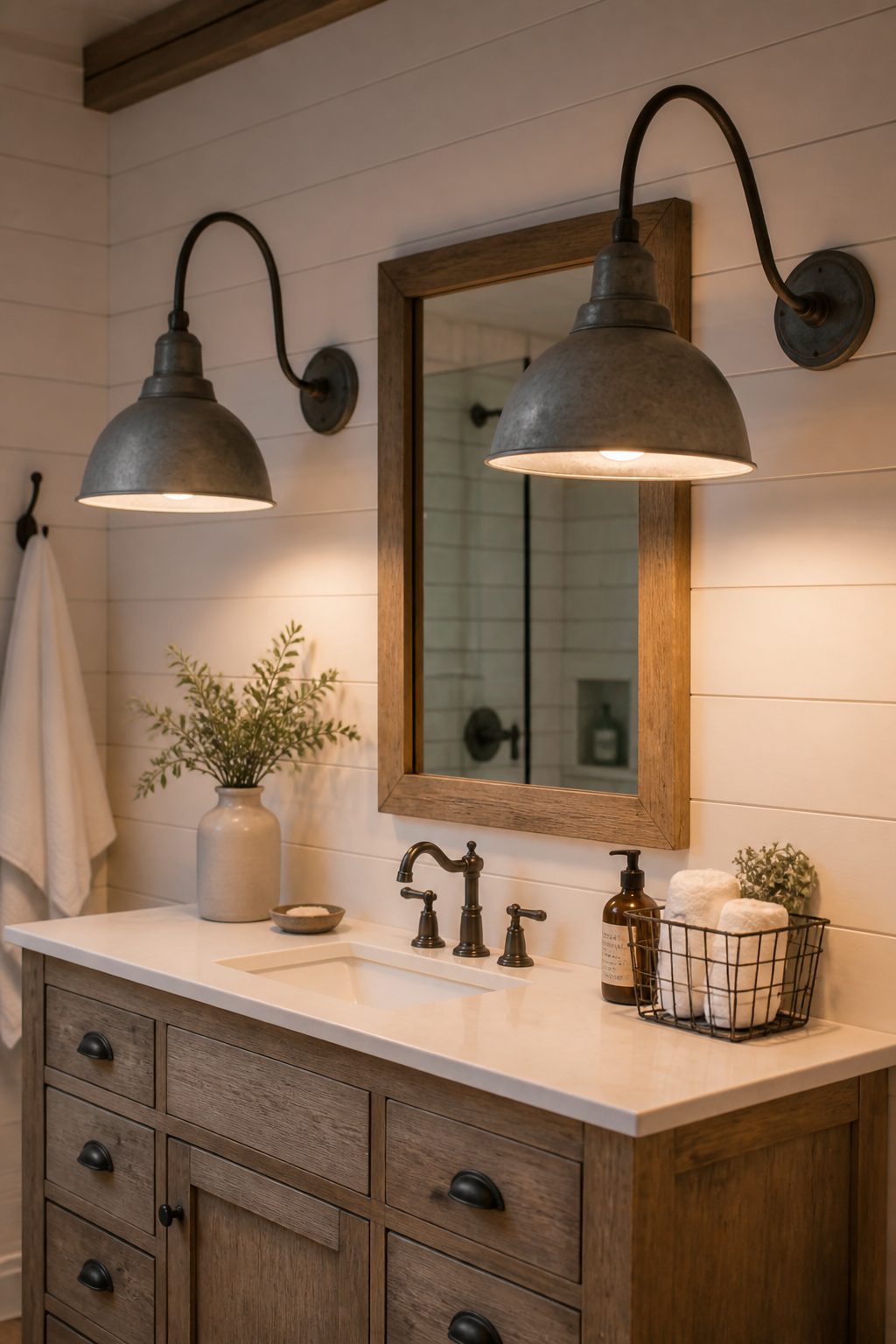 Farmhouse Bathroom Vanity Lights Ideas: 8 Stylish Looks 6 Item 5