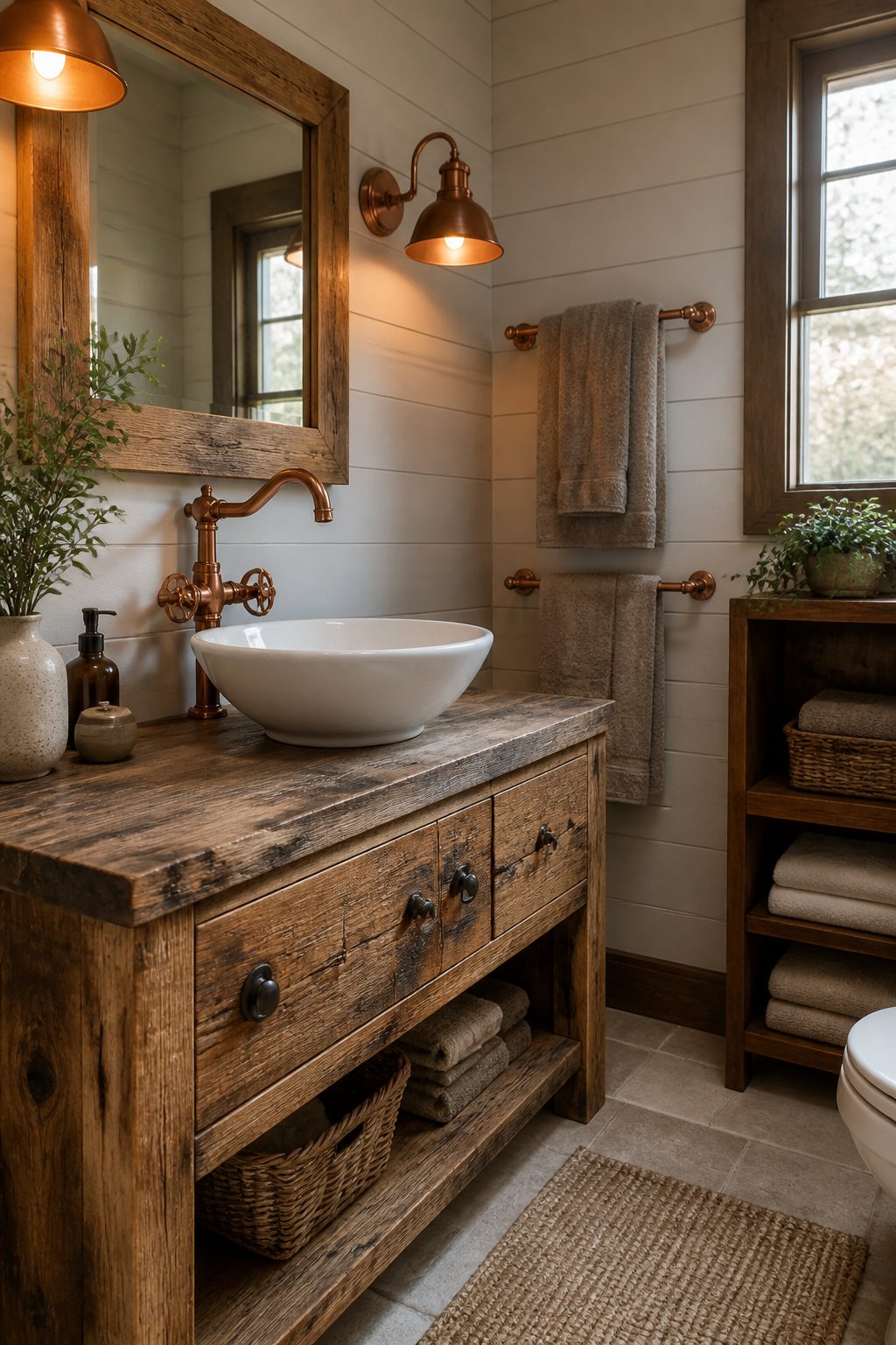 Farmhouse Bathroom Design Ideas: 7 Simple Design Refreshes 4 Item 3
