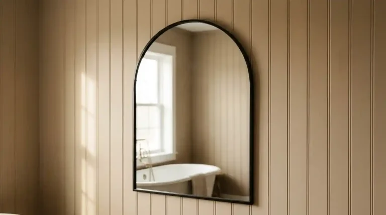 How to Decorate a Farmhouse Bathroom Wall