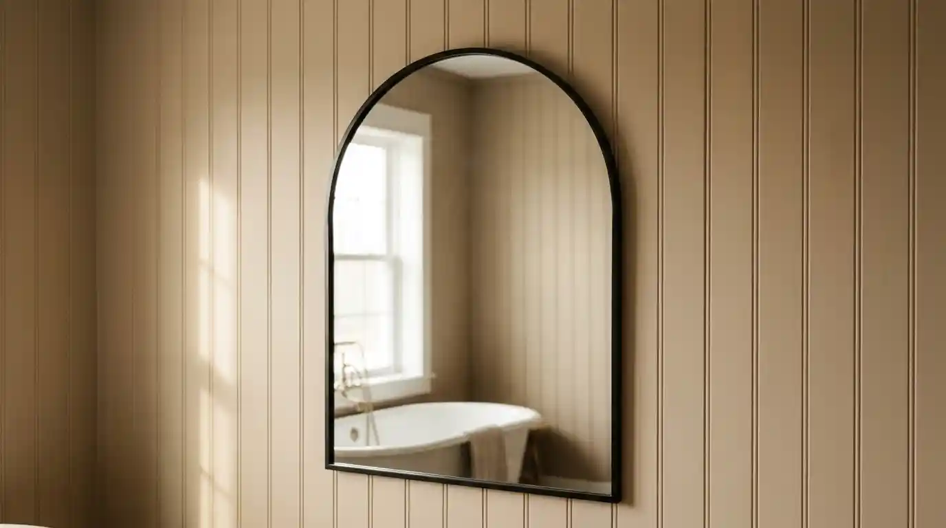 How to Decorate a Farmhouse Bathroom Wall