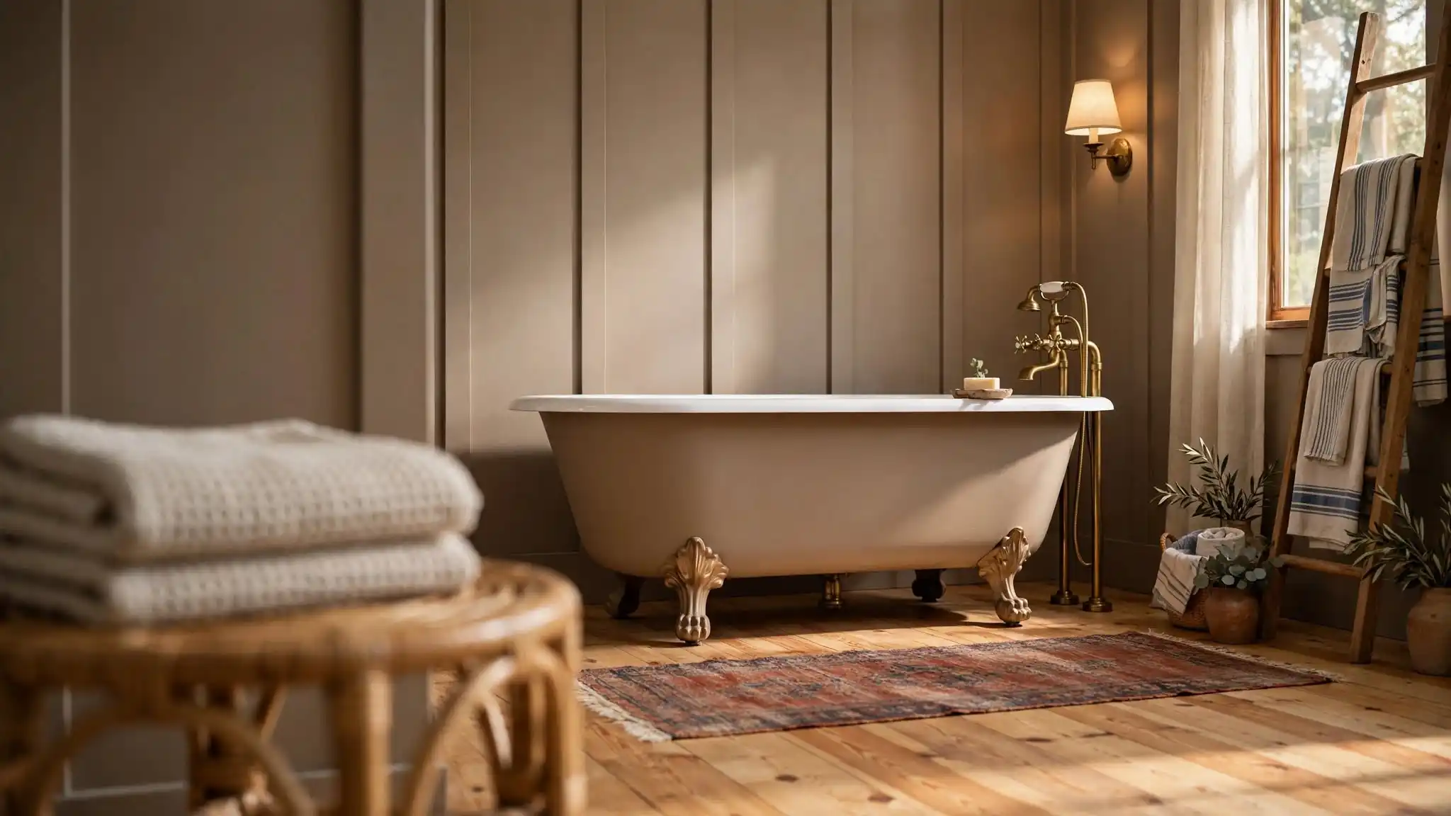 What Colors Are Good for a Farmhouse Bathroom