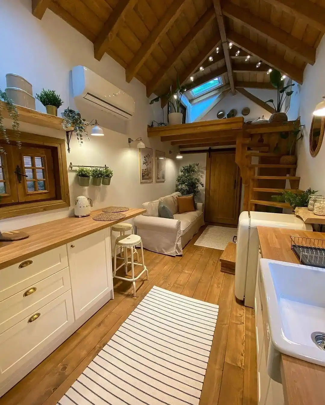 15 Tiny House Decor Ideas That Make Small Spaces Look Stylish 10 9. A Counter That Doubles as a Breakfast Bar