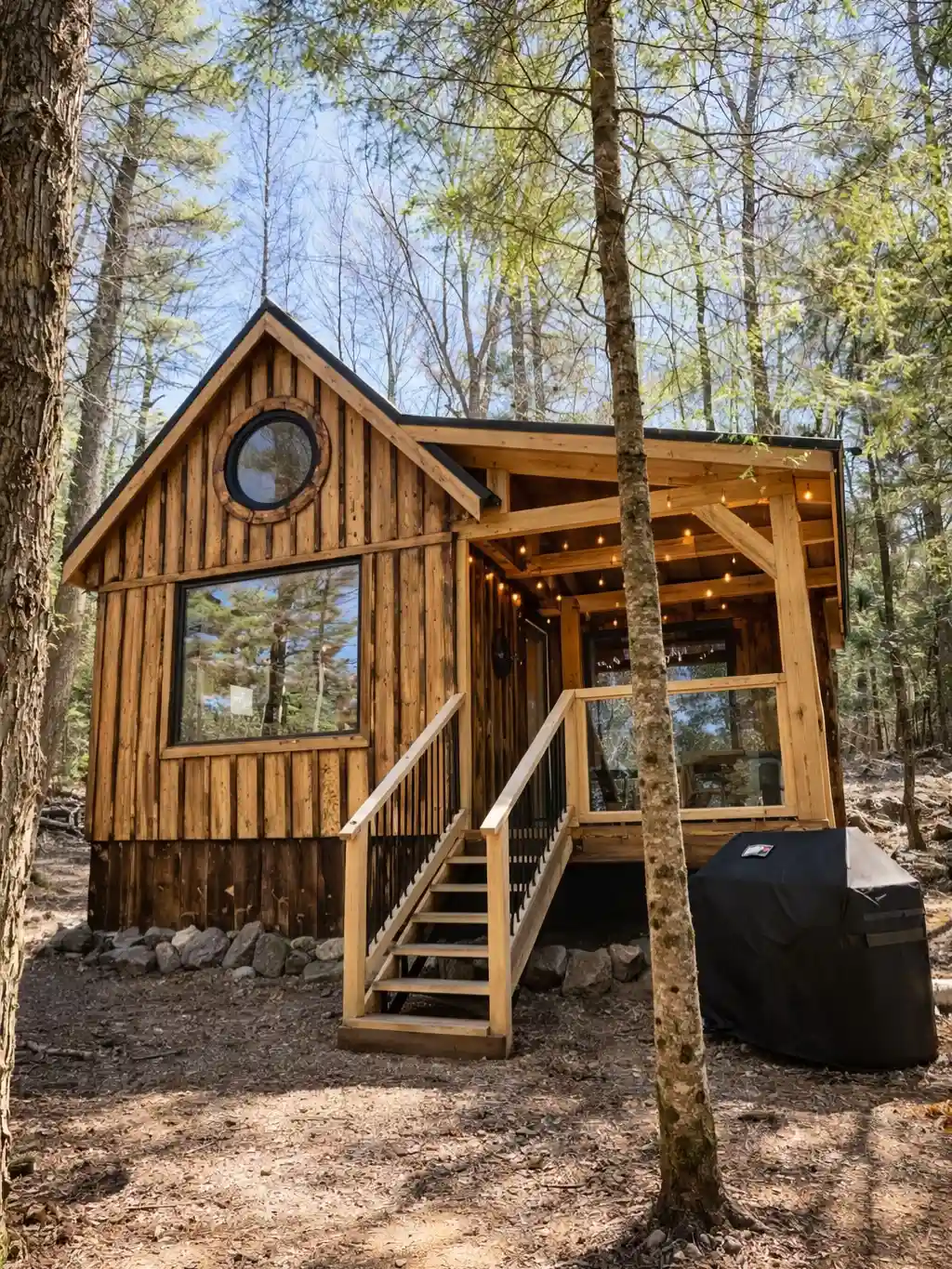 18 Tiny House Cabin Ideas: Mountains-Ready Retreats You'll Love 5 4. Rustic Tiny Mountain House