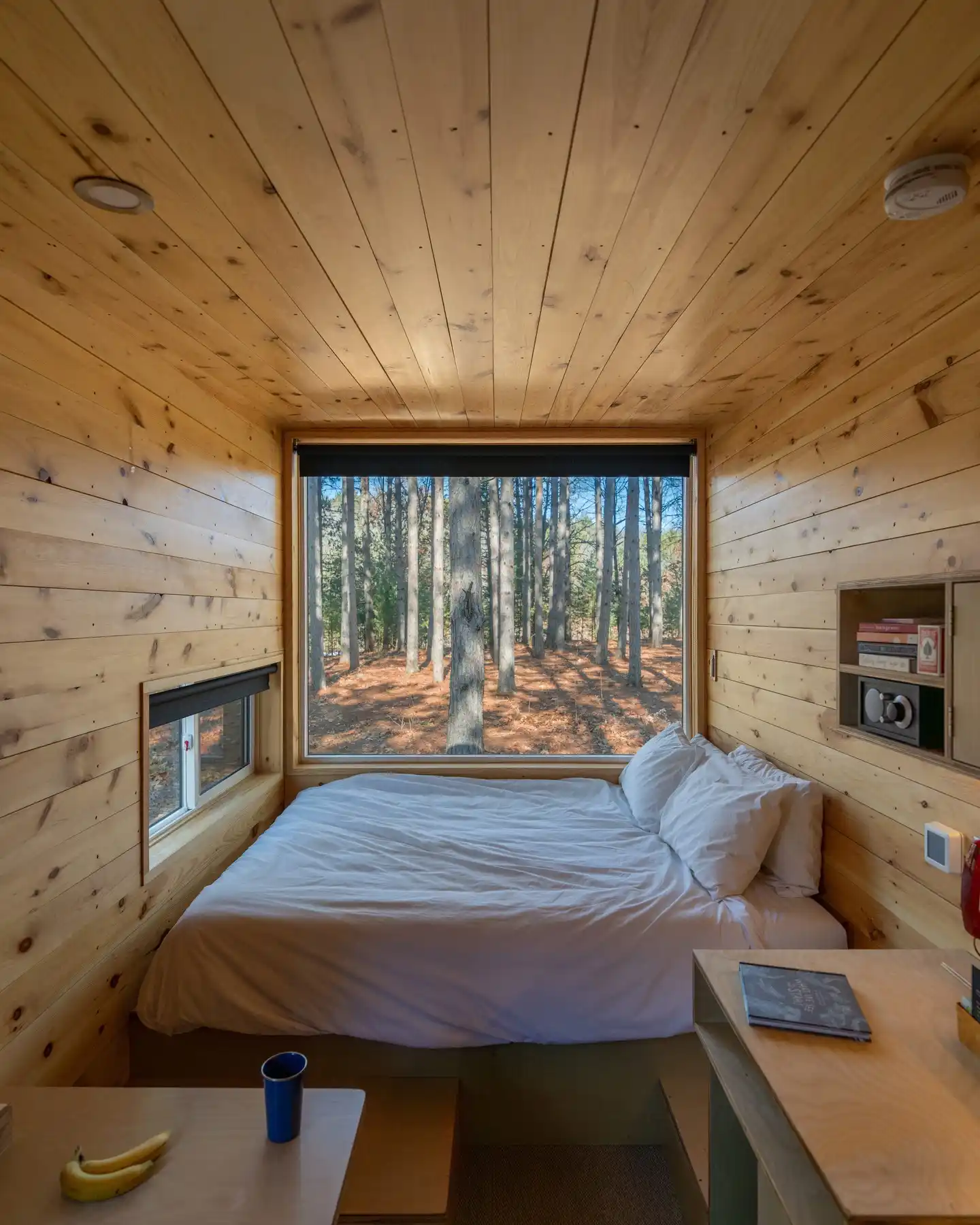 12. One Big Window Replaces the Headboard