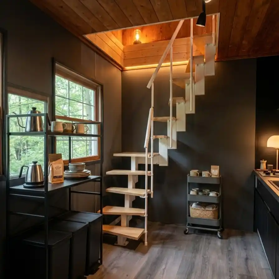 8. Stair Cubby Storage