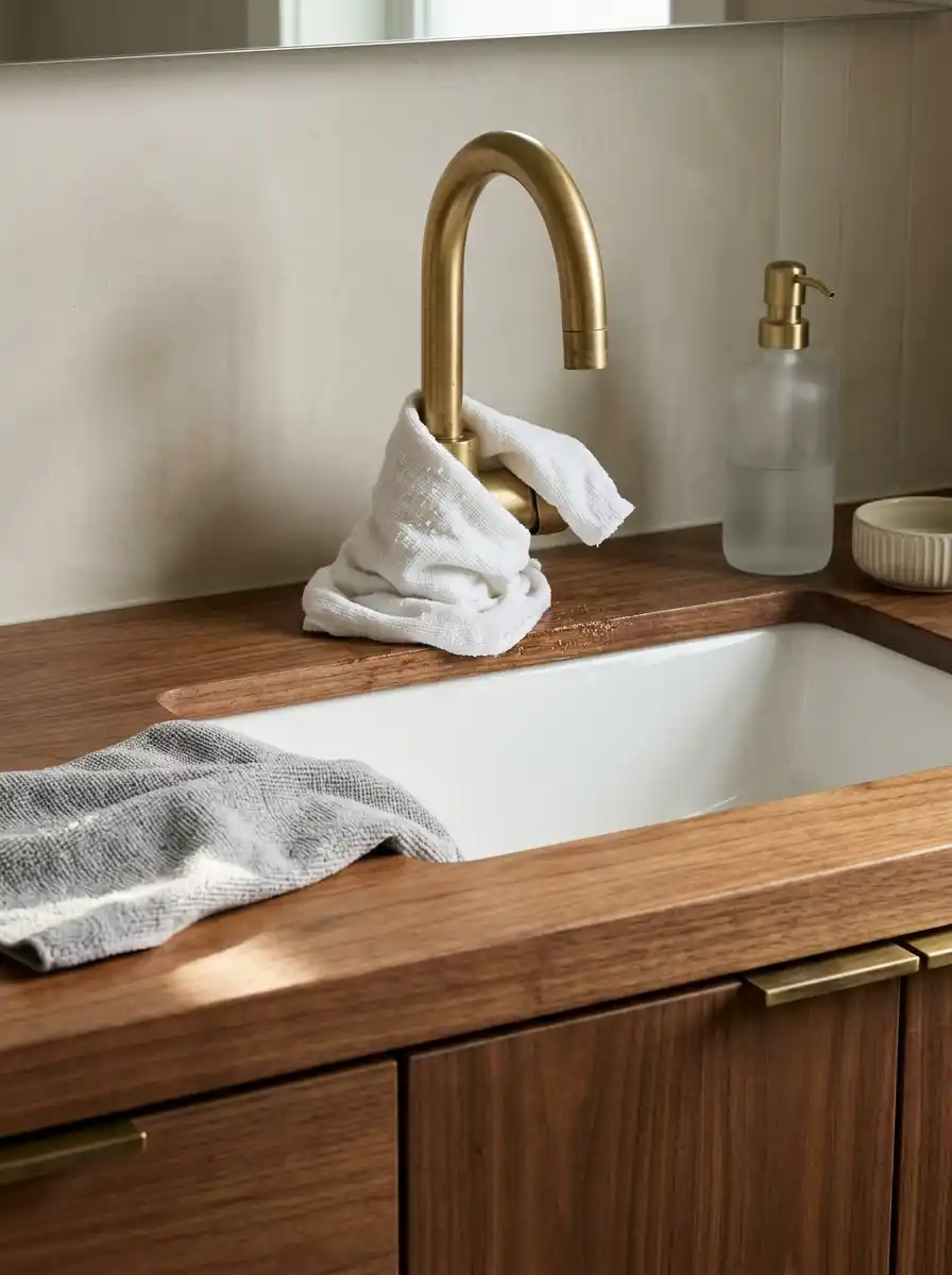 Step 5 Sink, Faucet, and Vanity