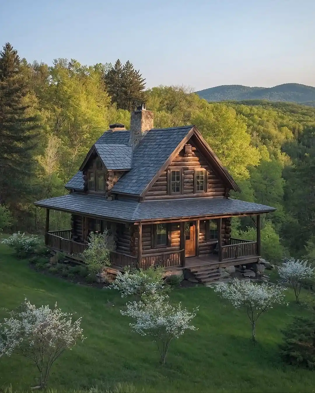 18 Tiny House Cabin Ideas: Mountains-Ready Retreats You'll Love 6 5. Tiny Mountain Cabin