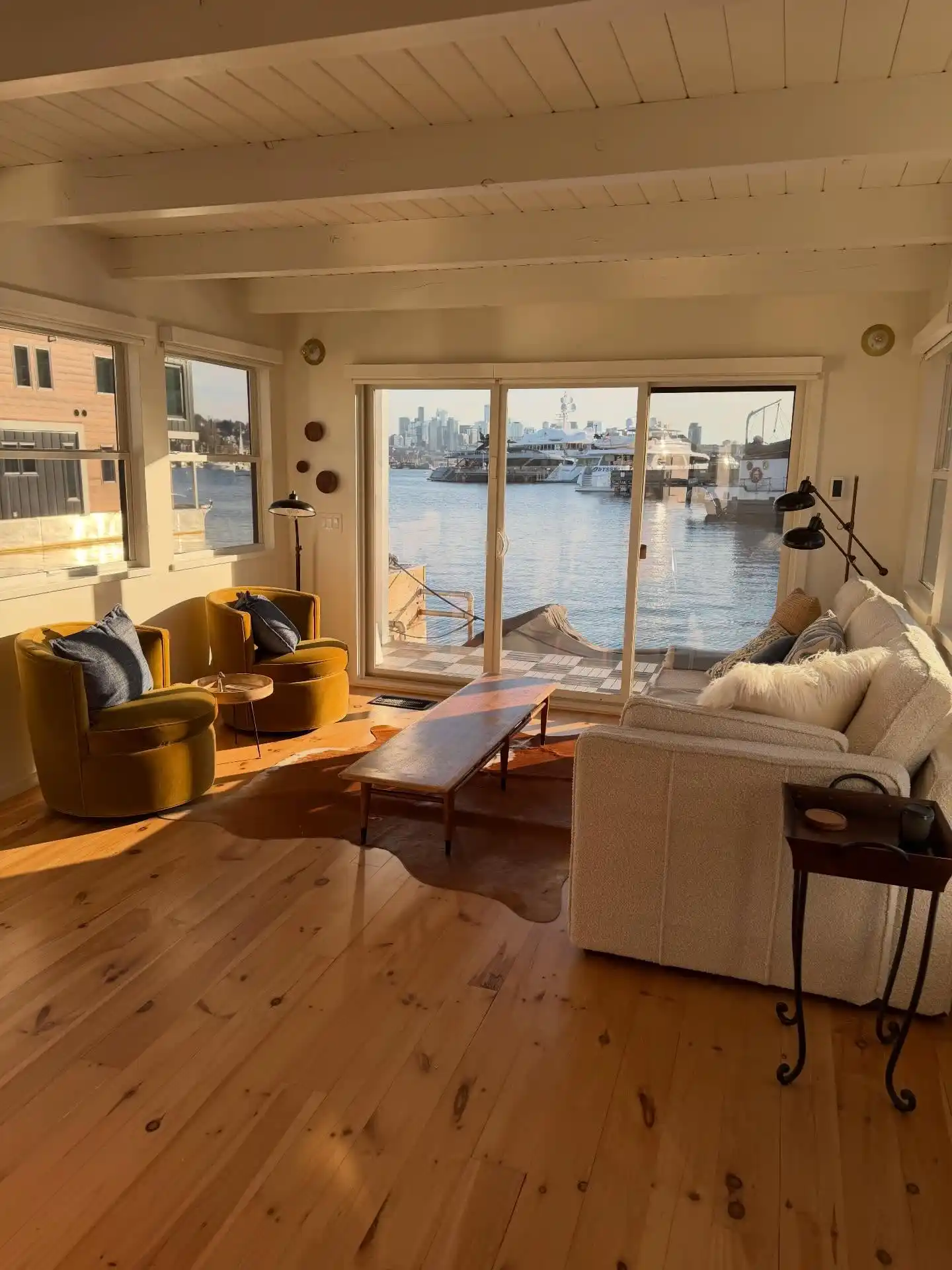1. Sunlit Living Room With a Water View